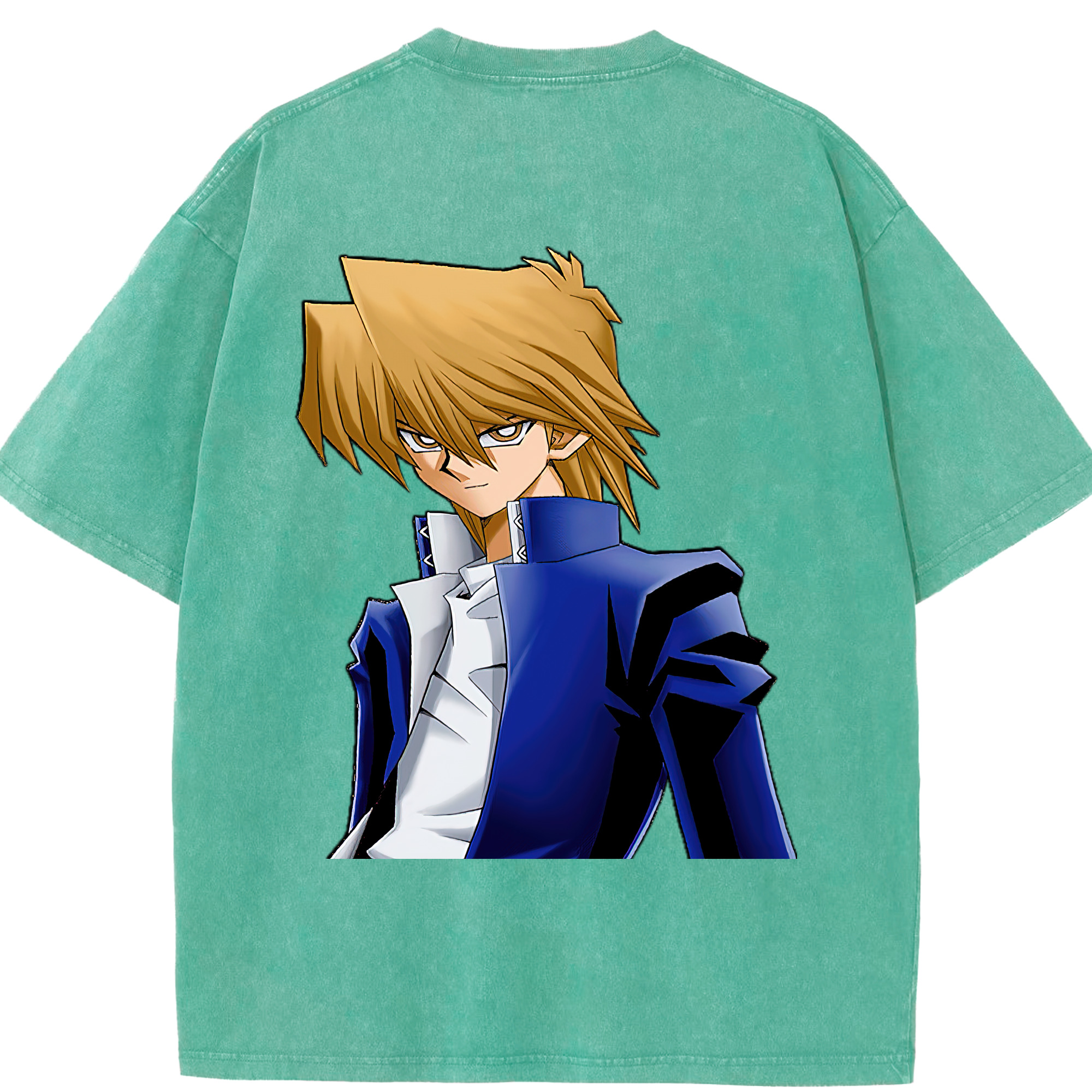 （画像用） 遊☆戯☆王 Yu-Gi-Oh! 綿100% ヴィンテージ風 半袖Tシャツ（背面プリント）